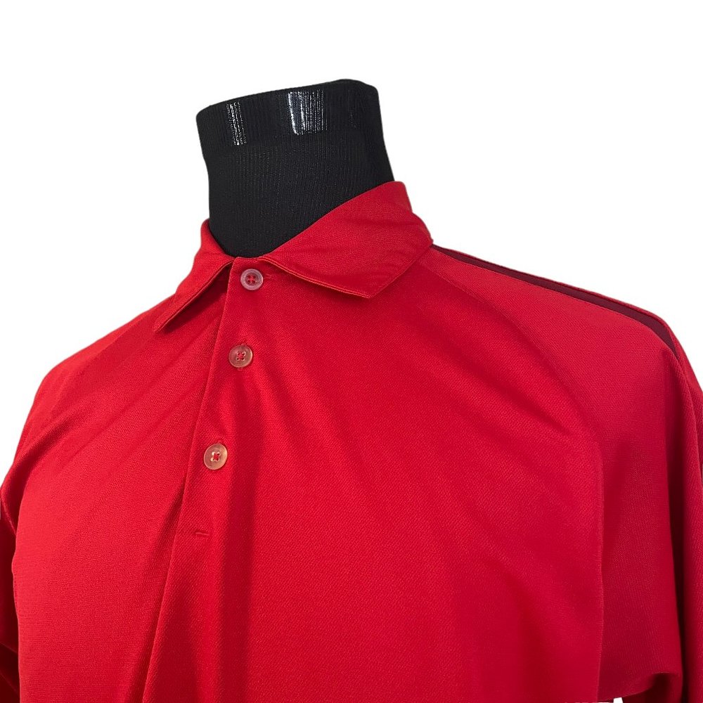 Nike Golf | Men's Fit Dry Red Short Sleeve Polo Shirt Medium